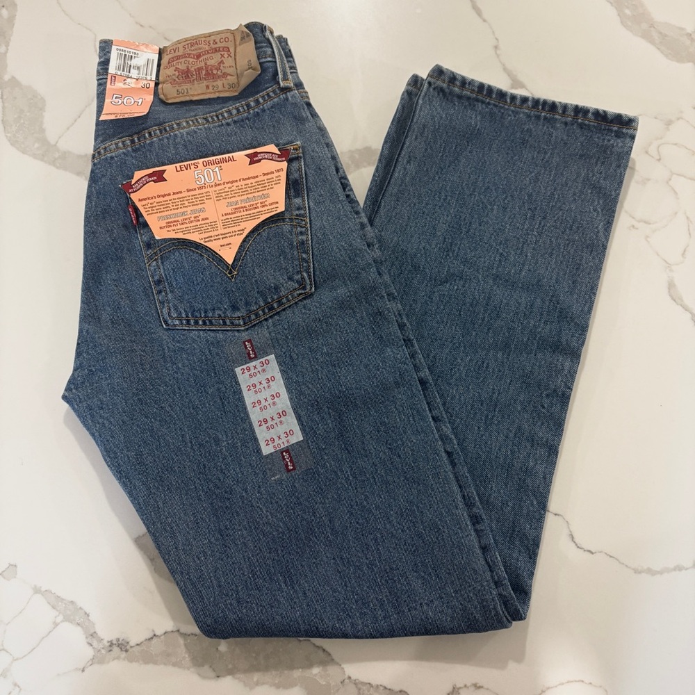 NWT Vintage Levi’s 501 Button Fly Jeans